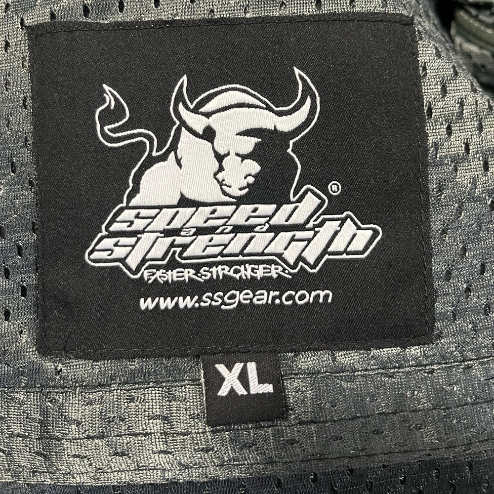 Speed & Strength motorcycle hoodie with removable armor.